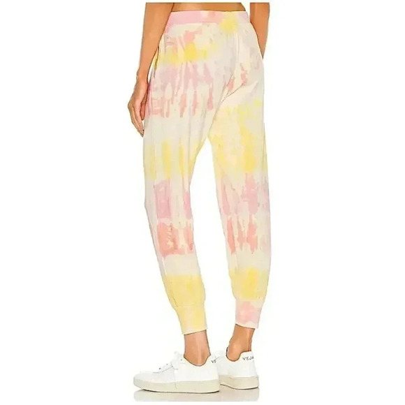 REVOLVE Electric & Rose Tie Dye Sweatpants Joggers Pink - Picture 4 of 15